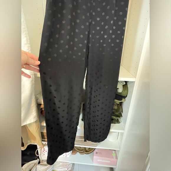 Anthropologie Essential Slim Jumpsuit Black Sleeveless Belted Women’s Size 4 - Picture 6 of 8